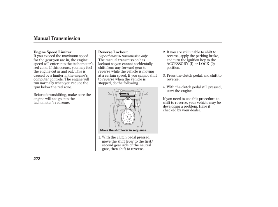 Manual transmission | HONDA 00X31-TE0-6000 User Manual | Page 278 / 414