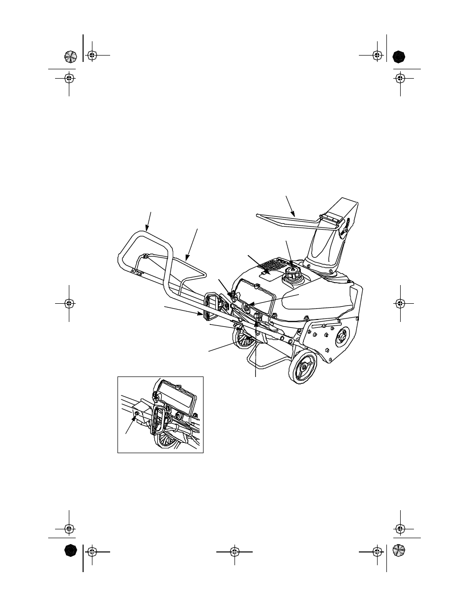 Controls & features, Component & control locations | HONDA HS520AS User Manual | Page 10 / 60