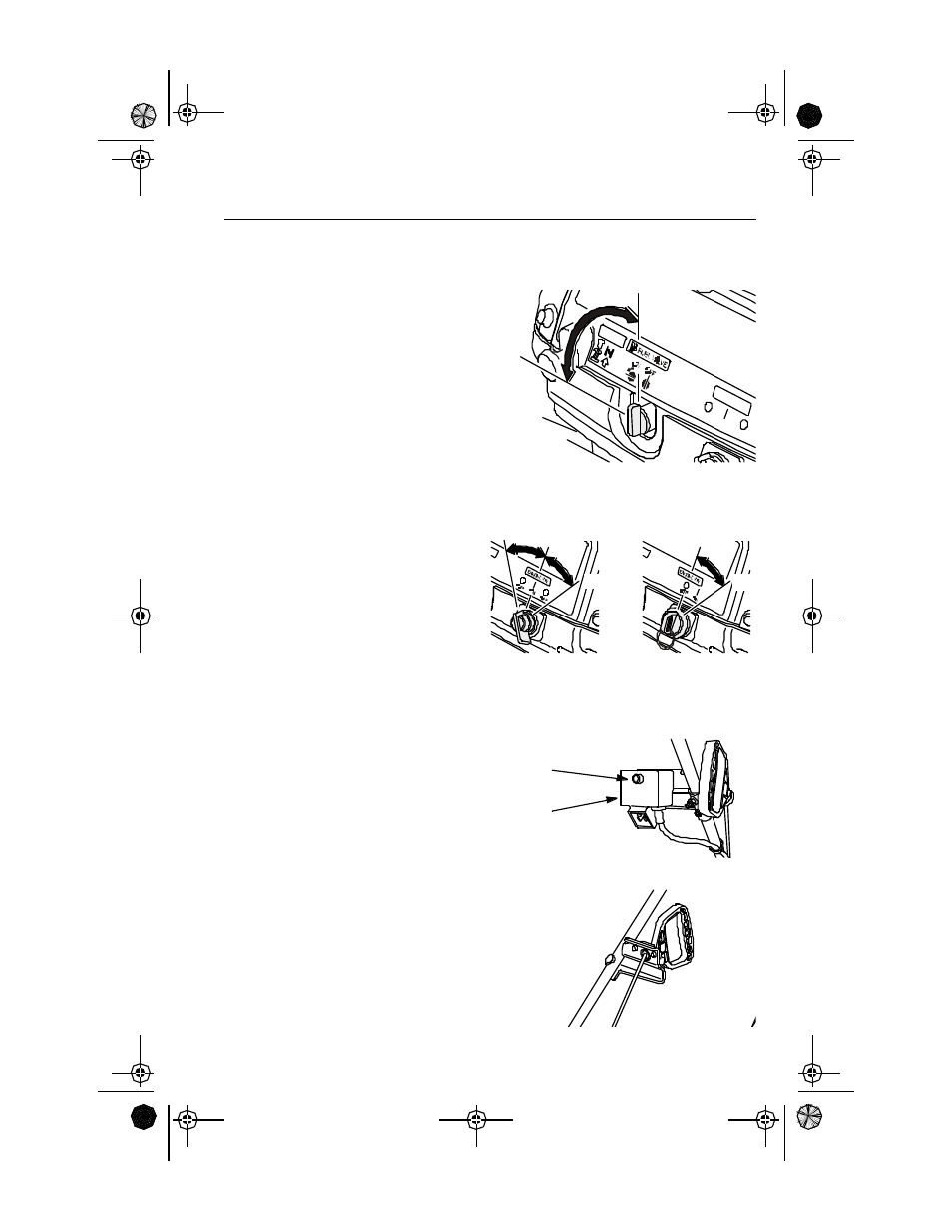 Controls & features 9, Controls fuel valve, Engine switch | Starter button (hs520as), Starter grip | HONDA HS520AS User Manual | Page 11 / 60