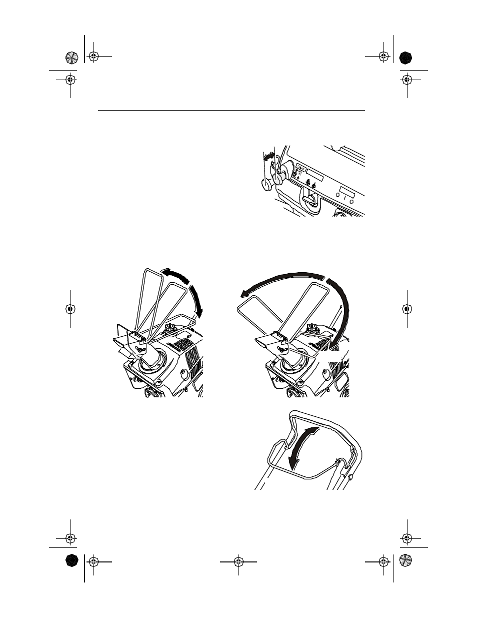 Controls & features 10, Choke knob, Chute guide handle | Auger clutch lever | HONDA HS520AS User Manual | Page 12 / 60