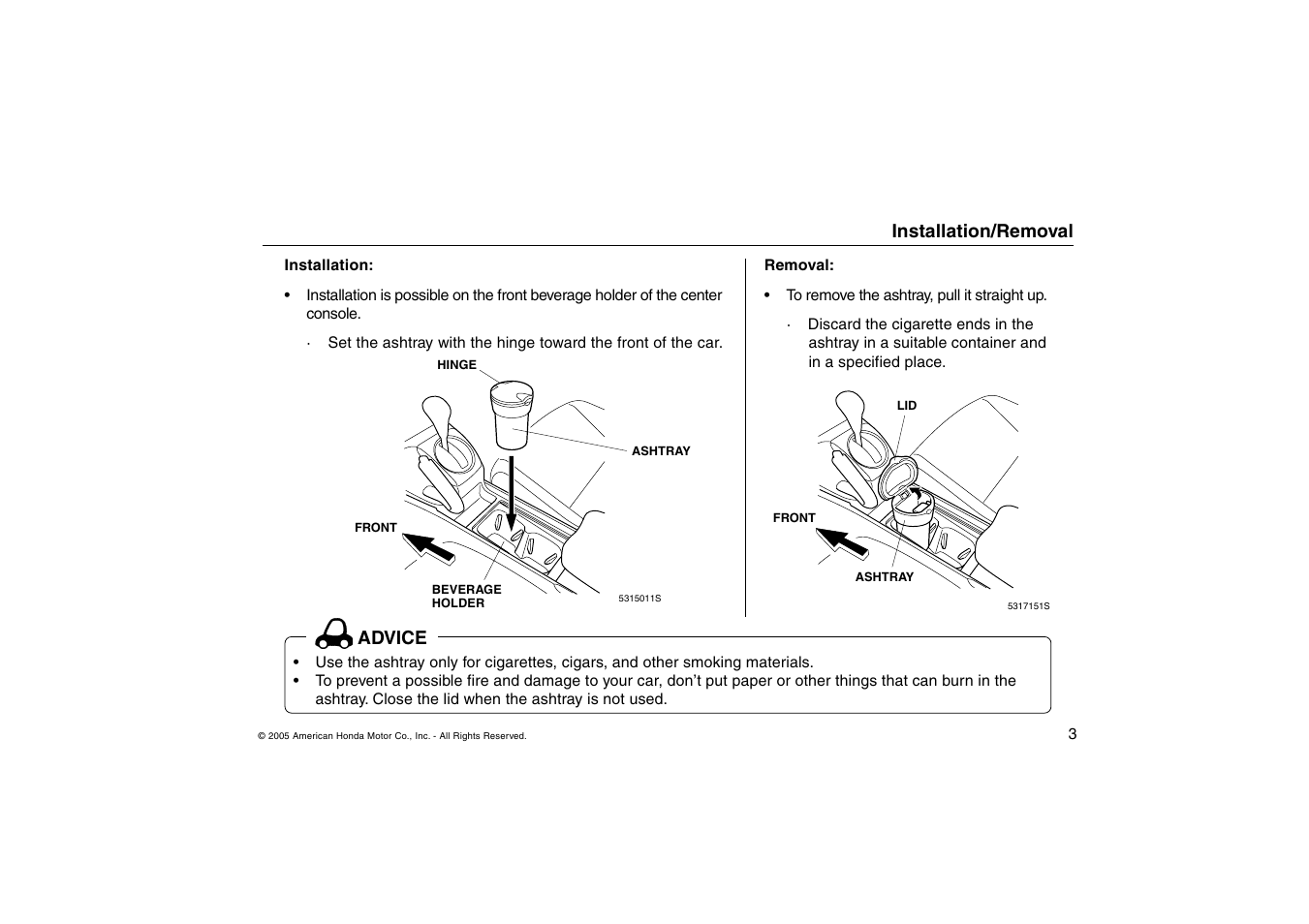 HONDA Civic 2006-2007 User Manual | Page 3 / 4