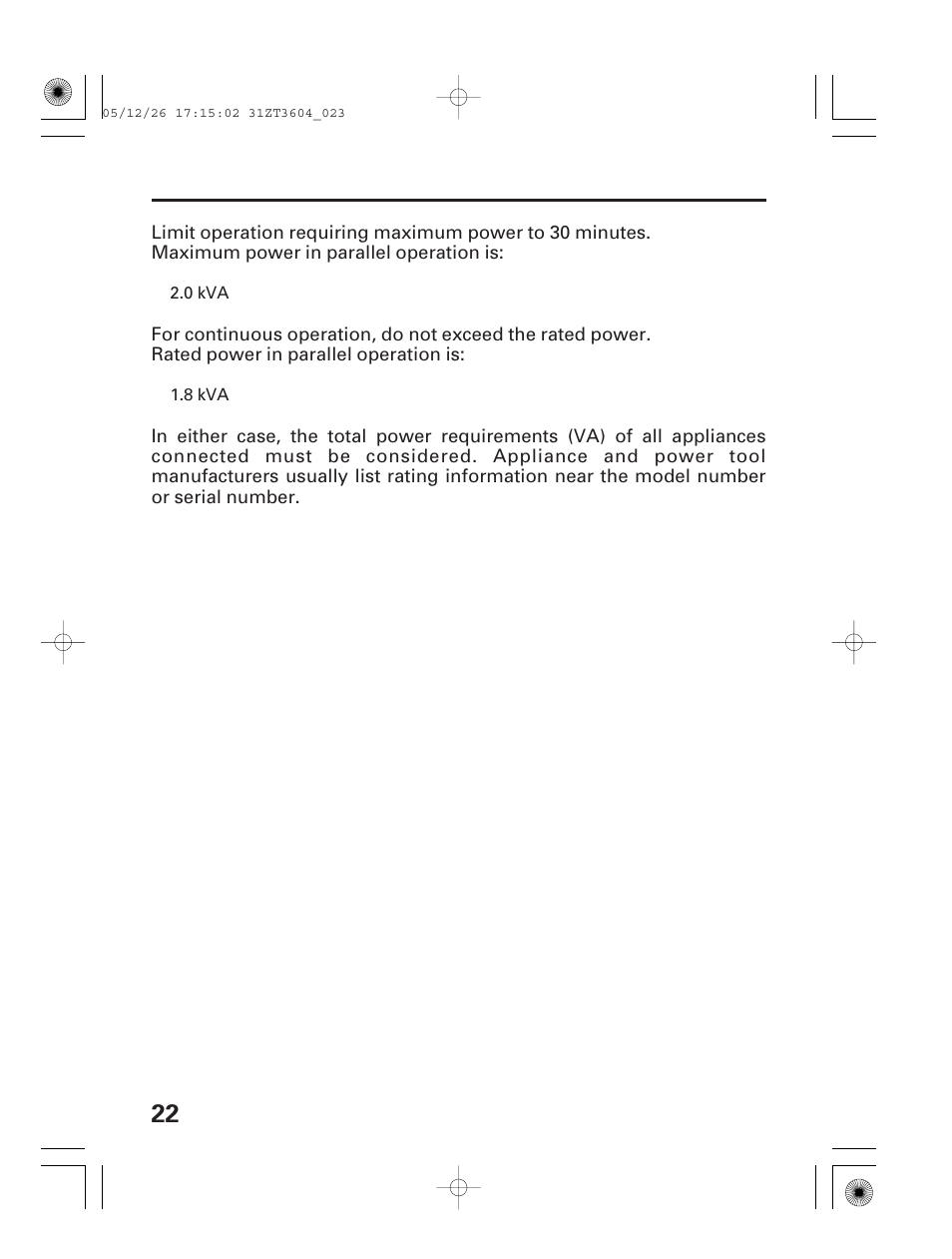 HONDA EU1000i User Manual | Page 24 / 71