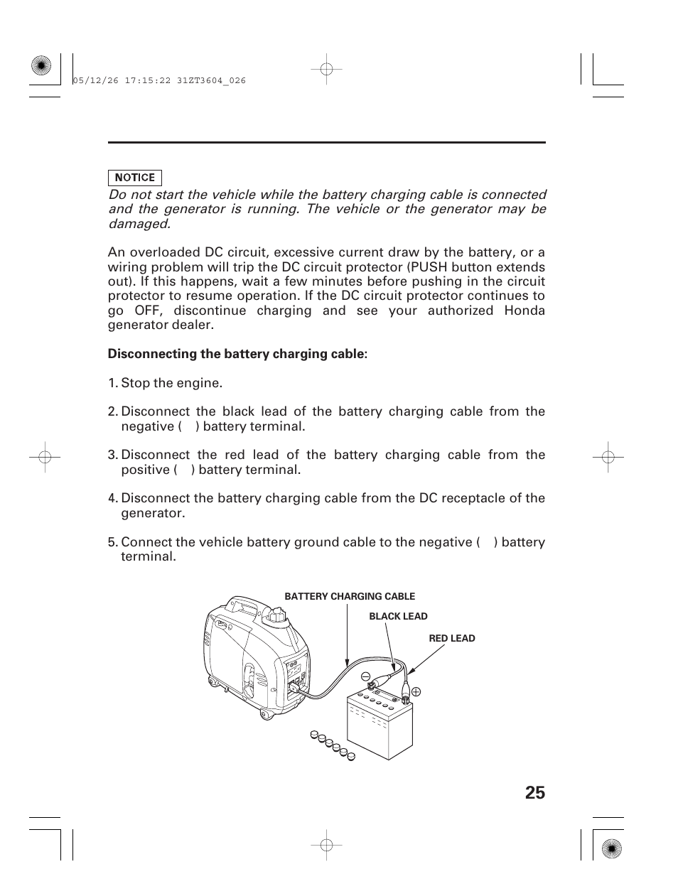 HONDA EU1000i User Manual | Page 27 / 71