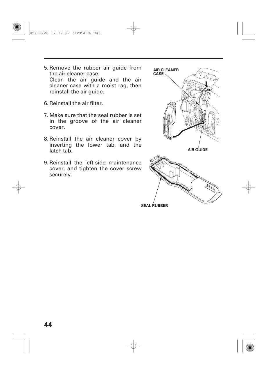 HONDA EU1000i User Manual | Page 46 / 71