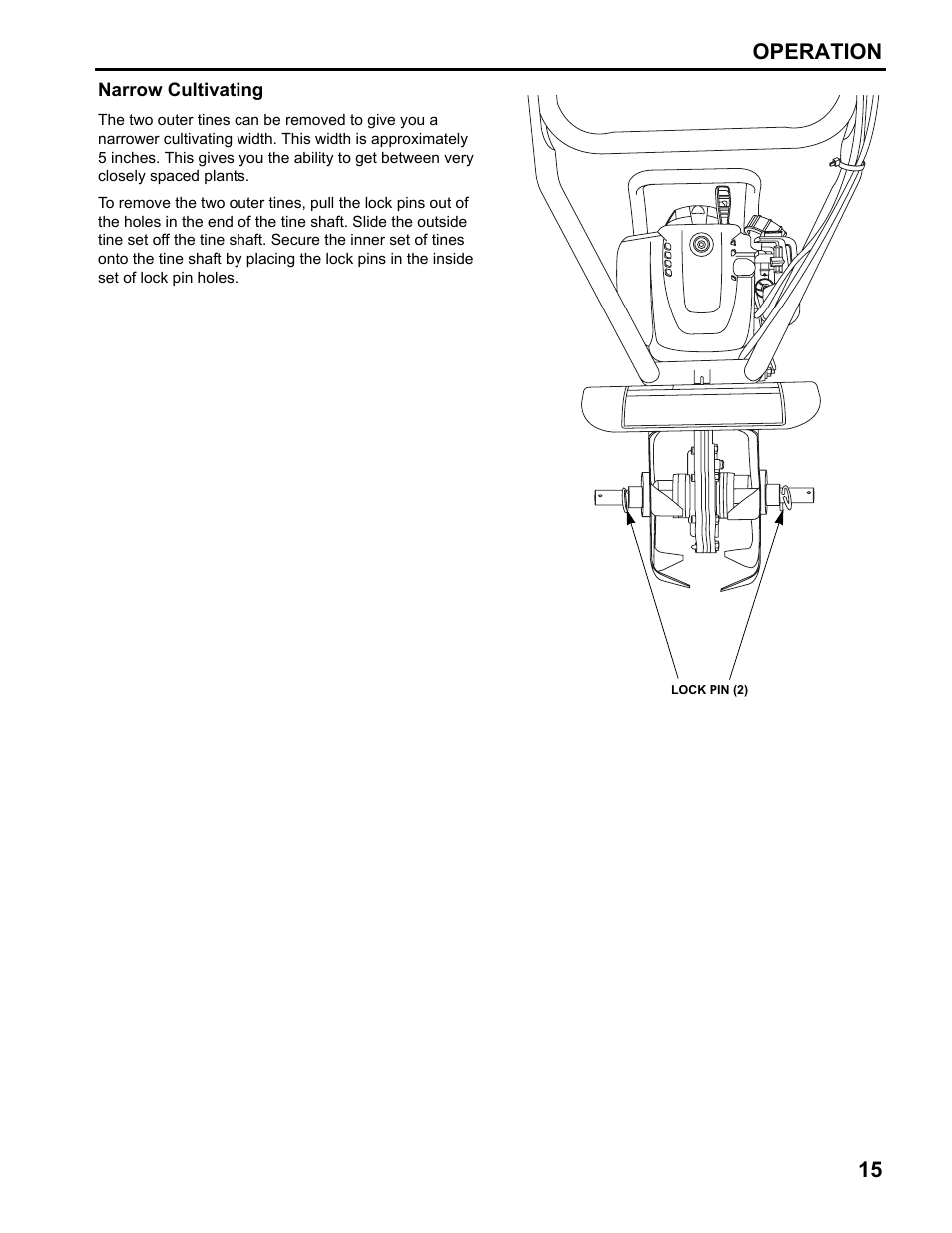 Operation 15 | HONDA FG110 User Manual | Page 17 / 48
