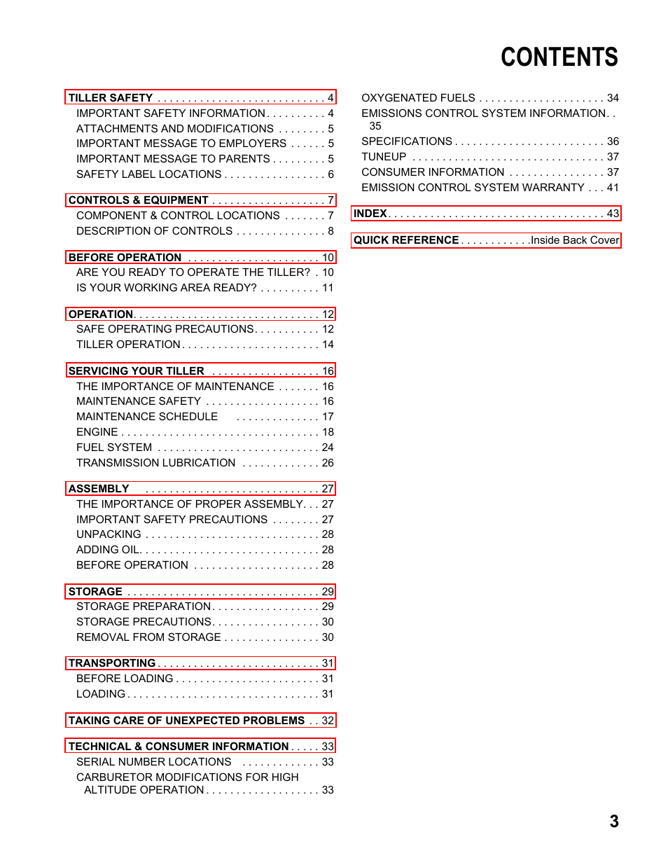 HONDA FG110 User Manual | Page 5 / 48