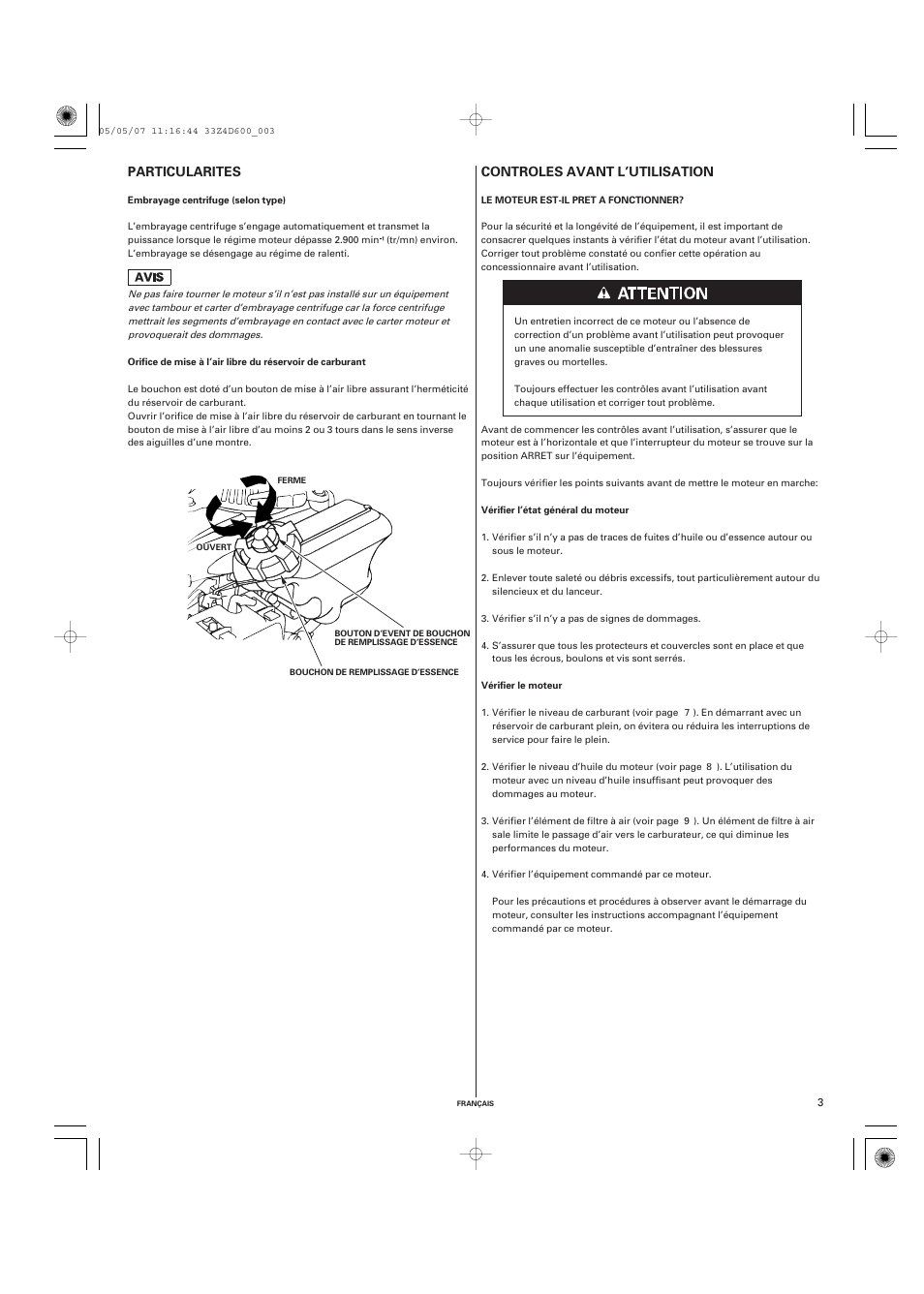 HONDA GXV50 User Manual | Page 19 / 48