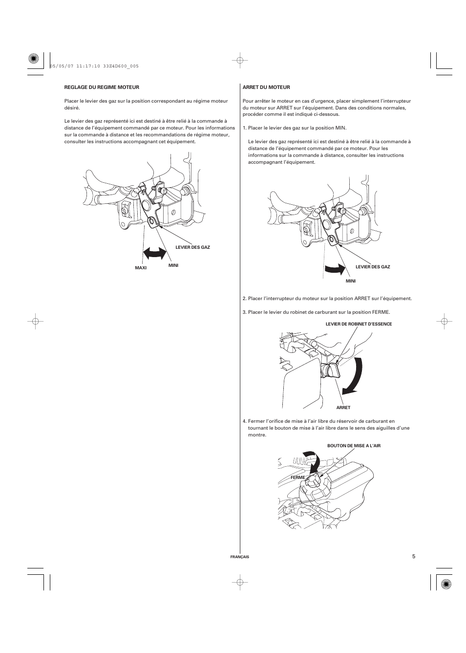 HONDA GXV50 User Manual | Page 21 / 48