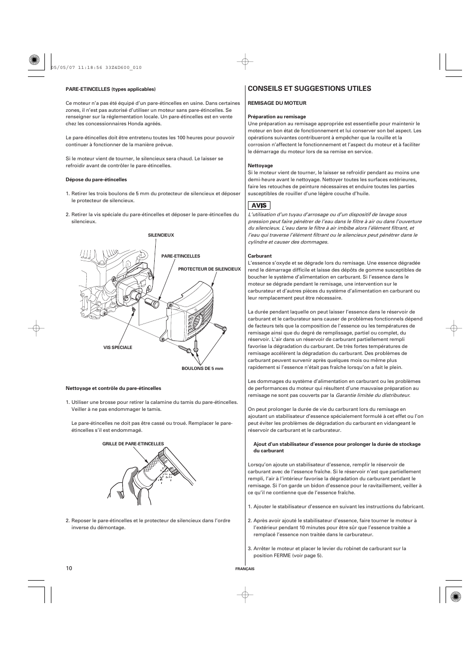 HONDA GXV50 User Manual | Page 26 / 48