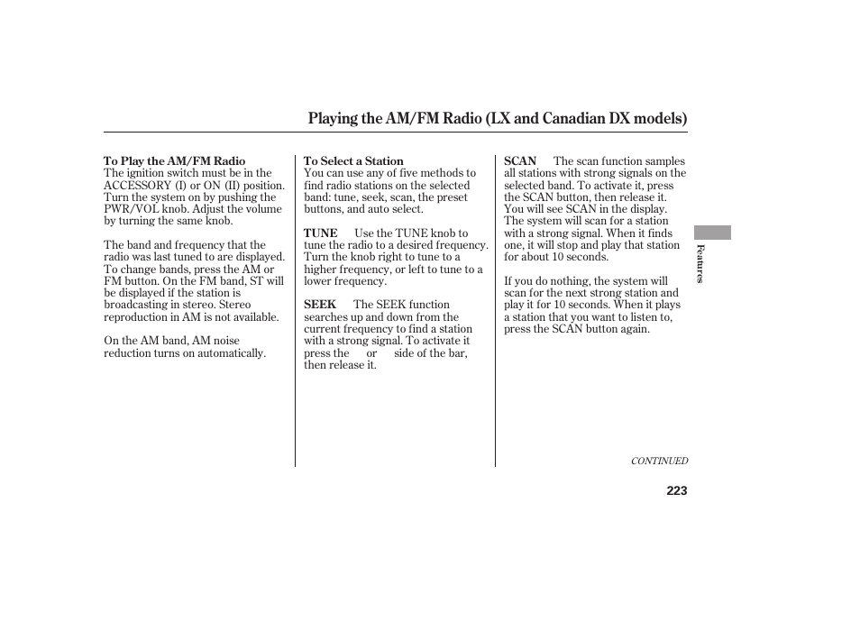 HONDA 2008 Odyssey User Manual | Page 229 / 526