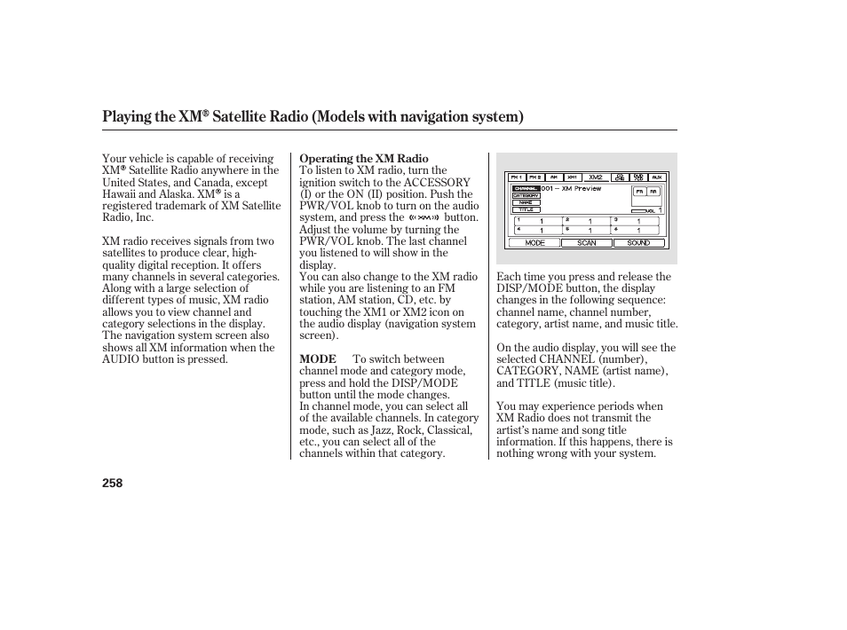 HONDA 2008 Odyssey User Manual | Page 264 / 526