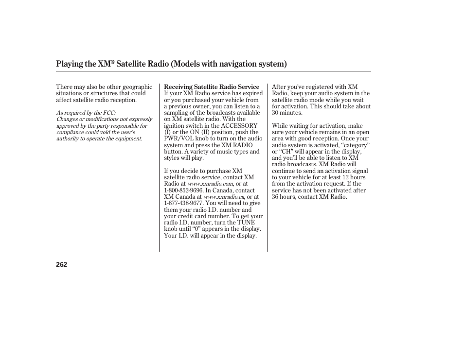 HONDA 2008 Odyssey User Manual | Page 268 / 526