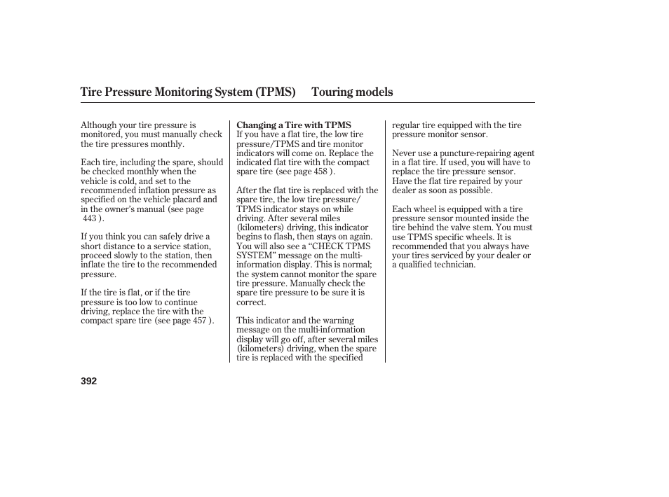 HONDA 2008 Odyssey User Manual | Page 398 / 526