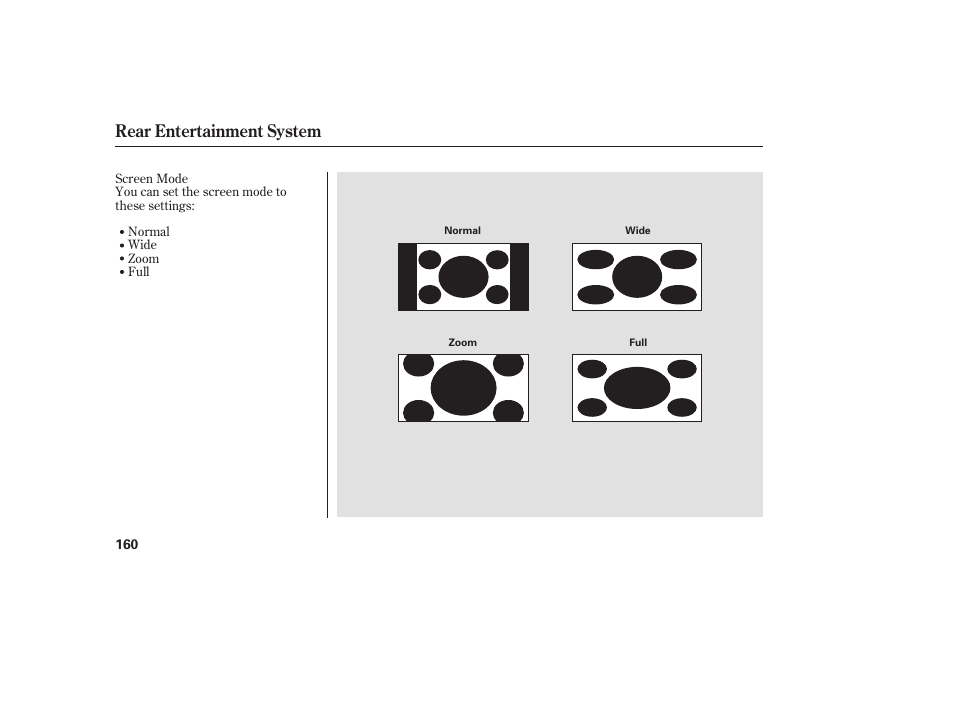 Rear entertainment system | HONDA 00X31-S9V-6502 User Manual | Page 166 / 330