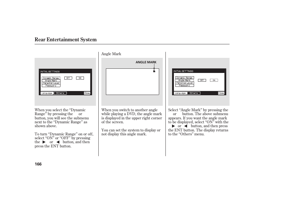 Rear entertainment system | HONDA 00X31-S9V-6502 User Manual | Page 172 / 330