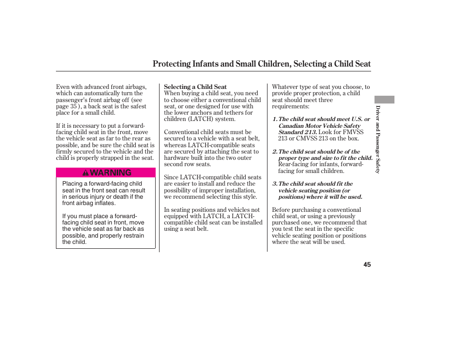 HONDA 00X31-S9V-6502 User Manual | Page 51 / 330