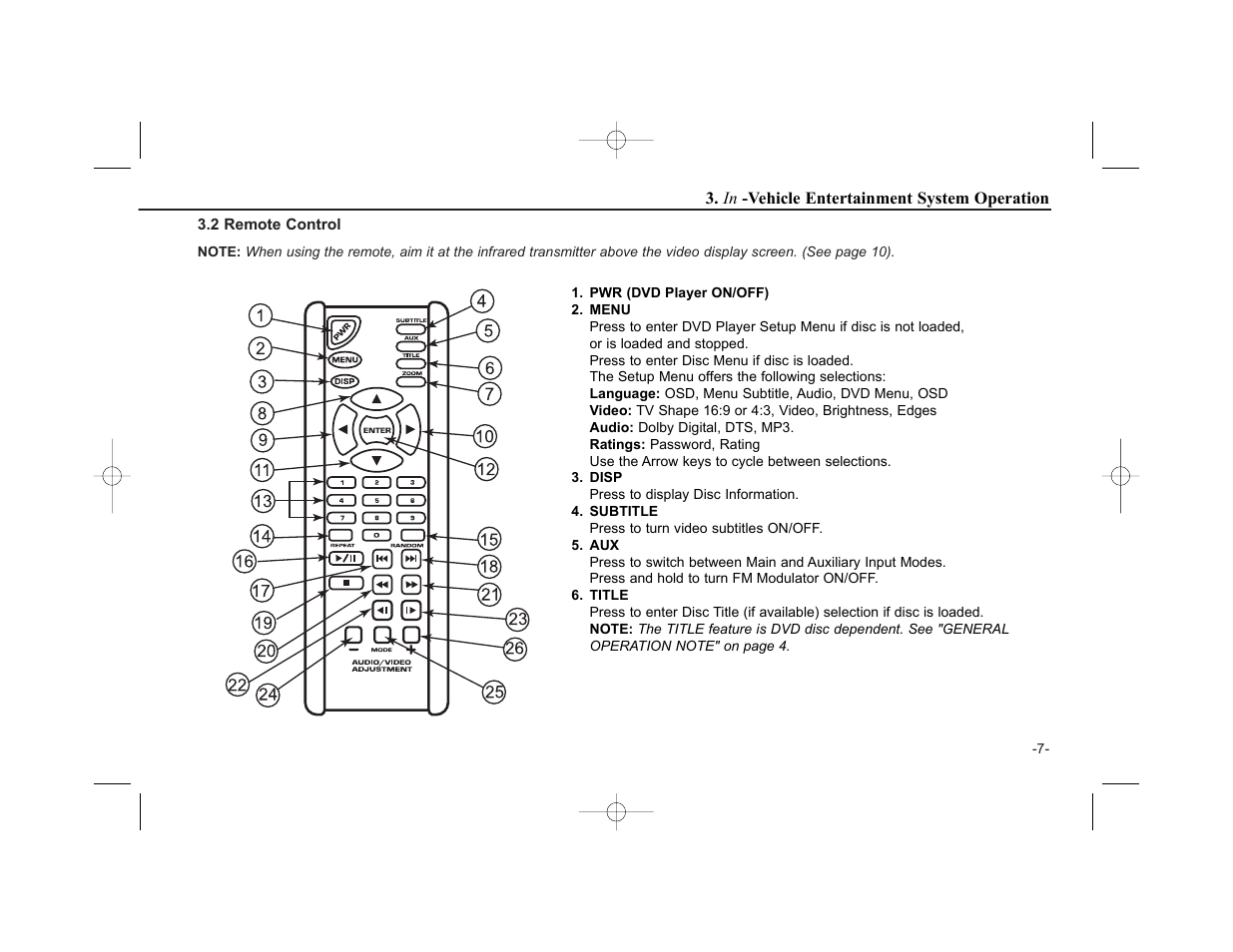 HONDA Vehicle Entertainment System User Manual | Page 13 / 32