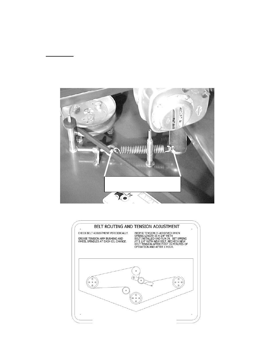 Belt routing and adjustment | HONDA Quicksilver 54 User Manual | Page 9 / 23