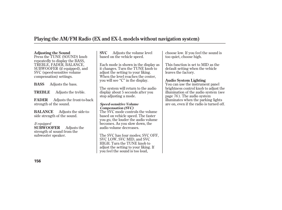 HONDA 2008 User Manual | Page 162 / 374