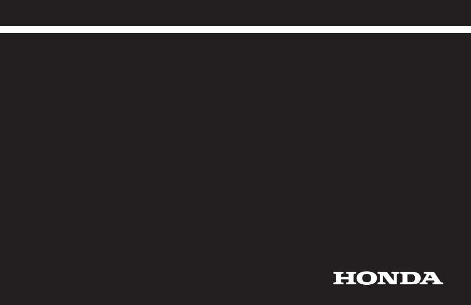 HONDA Security System User Manual | 28 pages