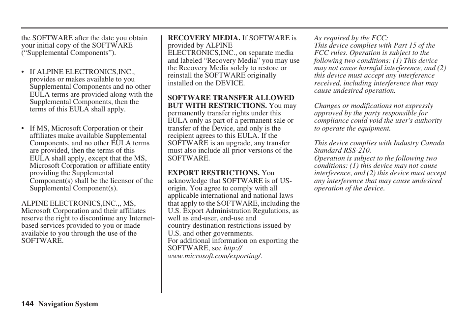 HONDA 2008 Civic Navigation User Manual | Page 145 / 145