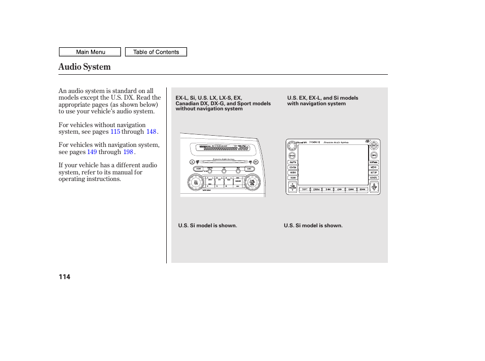 Audio system | HONDA 2010 Civic Sedan User Manual | Page 117 / 387