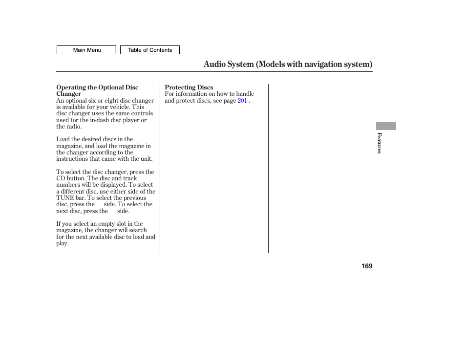 Audio system (models with navigation system) | HONDA 2010 Civic Sedan User Manual | Page 172 / 387