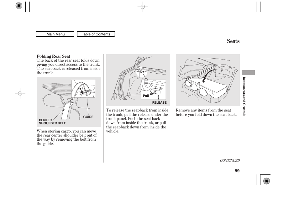 Seats, 2010 accord coupe | HONDA 2010 Accord Coupe User Manual | Page 102 / 404