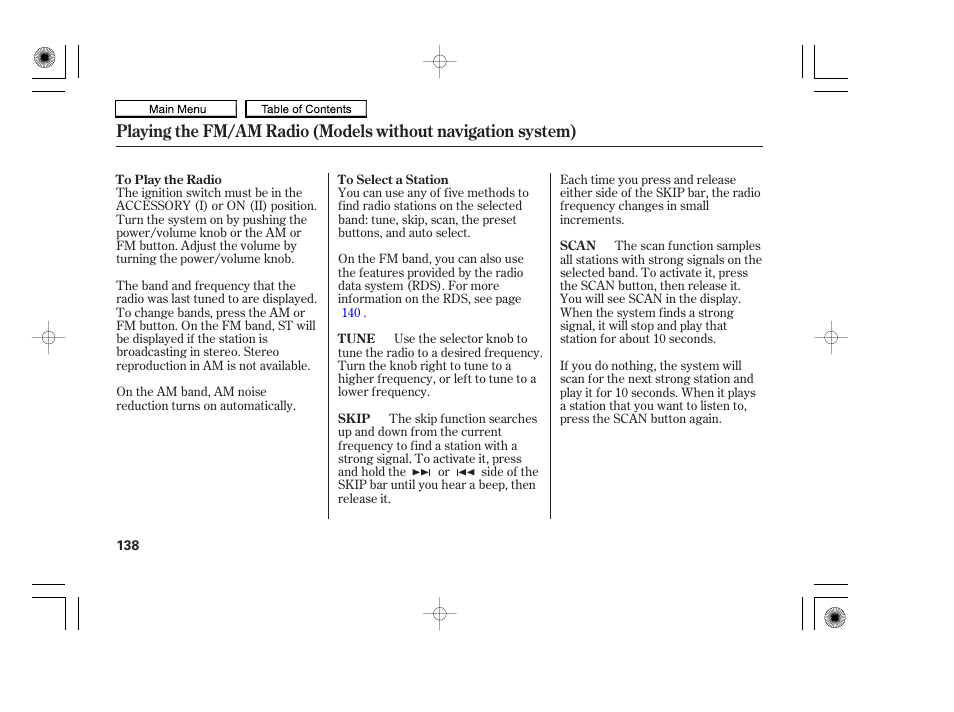 HONDA 2010 Accord Coupe User Manual | Page 141 / 404