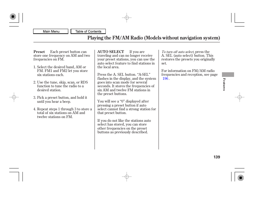 HONDA 2010 Accord Coupe User Manual | Page 142 / 404