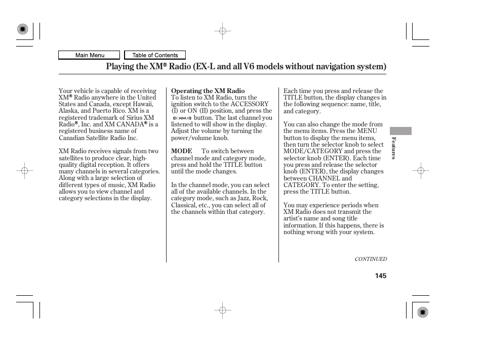 HONDA 2010 Accord Coupe User Manual | Page 148 / 404
