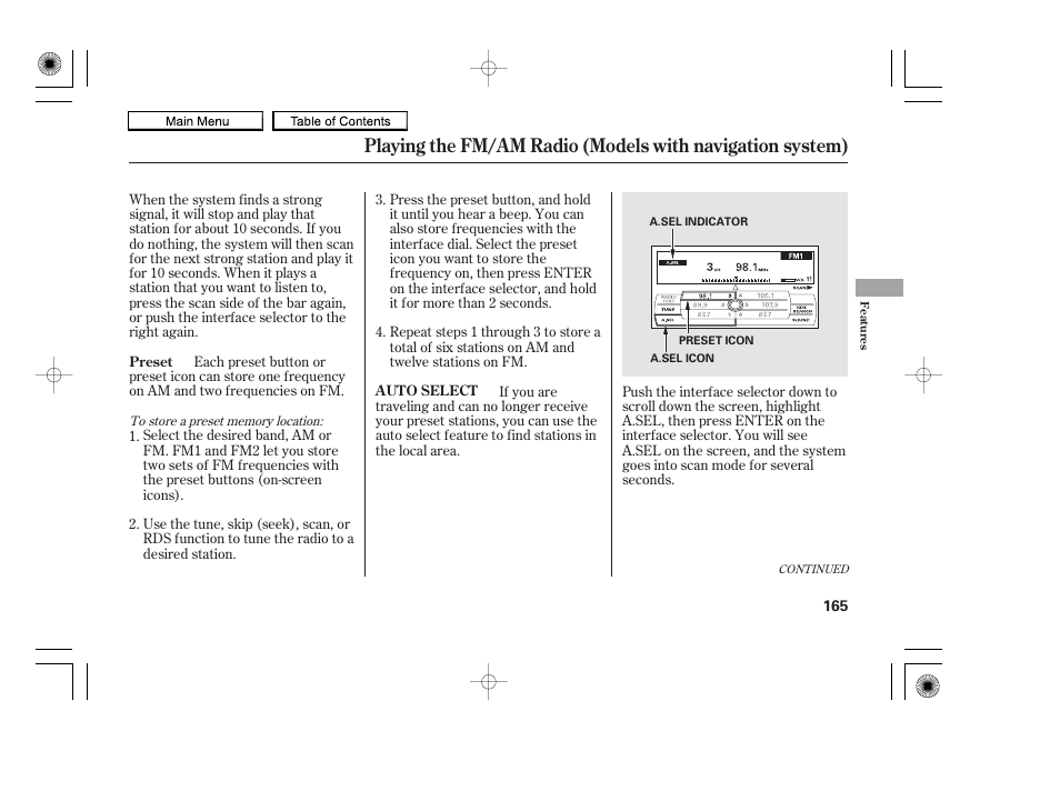 HONDA 2010 Accord Coupe User Manual | Page 168 / 404