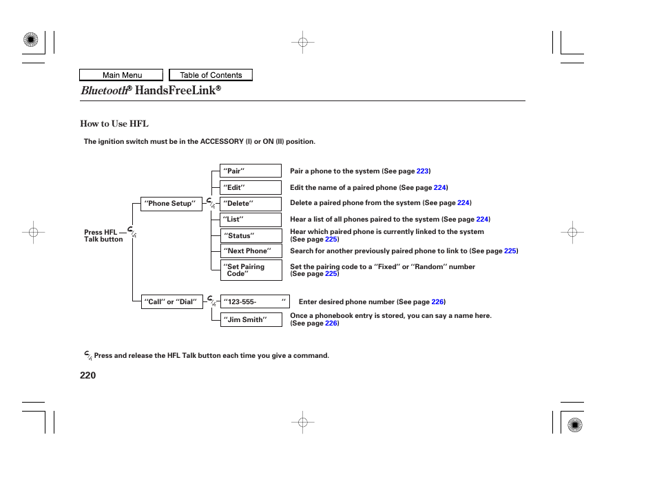 Handsfreelink, Bluetooth, 2010 accord coupe | HONDA 2010 Accord Coupe User Manual | Page 223 / 404