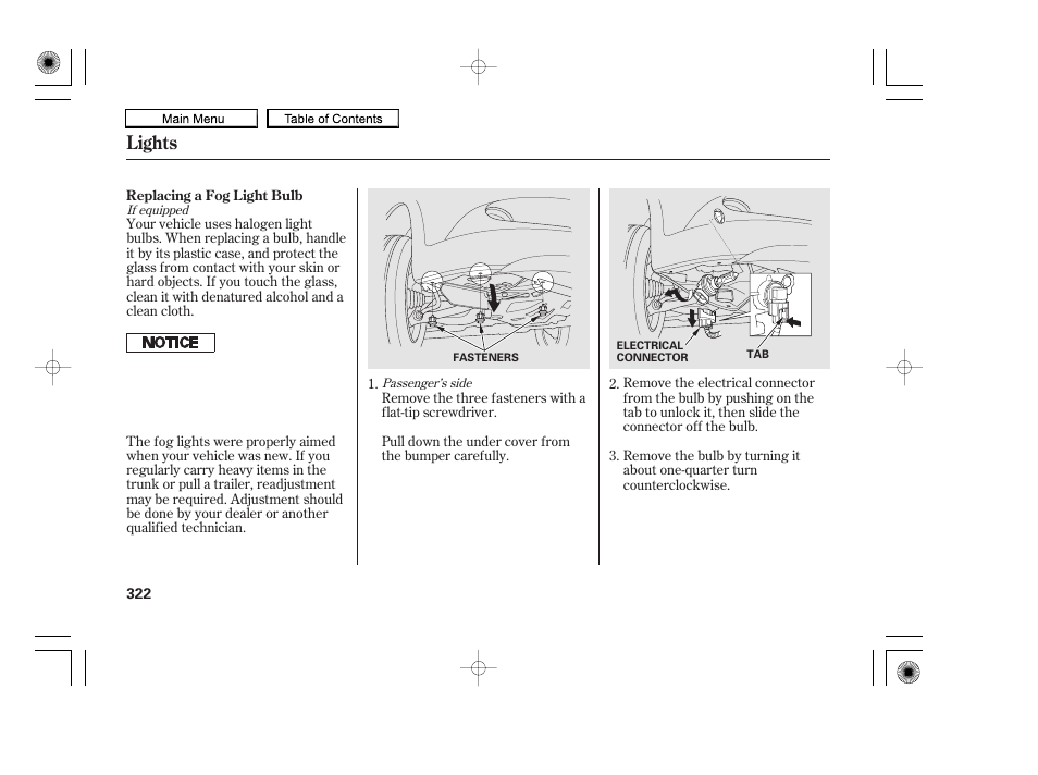 Lights | HONDA 2010 Accord Coupe User Manual | Page 325 / 404