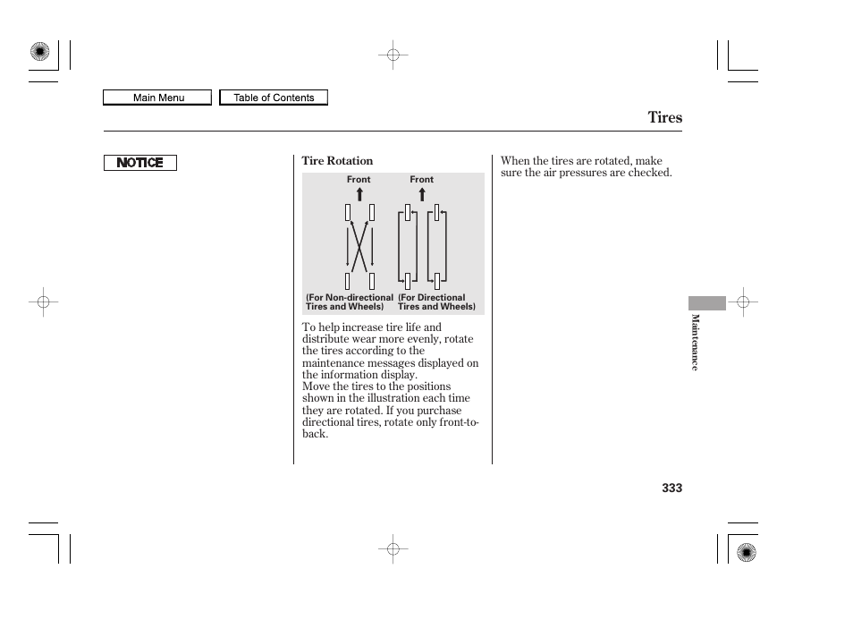 Tires, 2010 accord coupe | HONDA 2010 Accord Coupe User Manual | Page 336 / 404