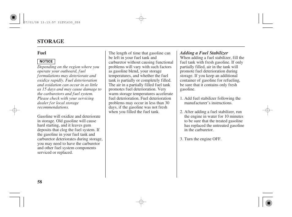 Fuel | HONDA Outboard Motor BF5A User Manual | Page 60 / 95