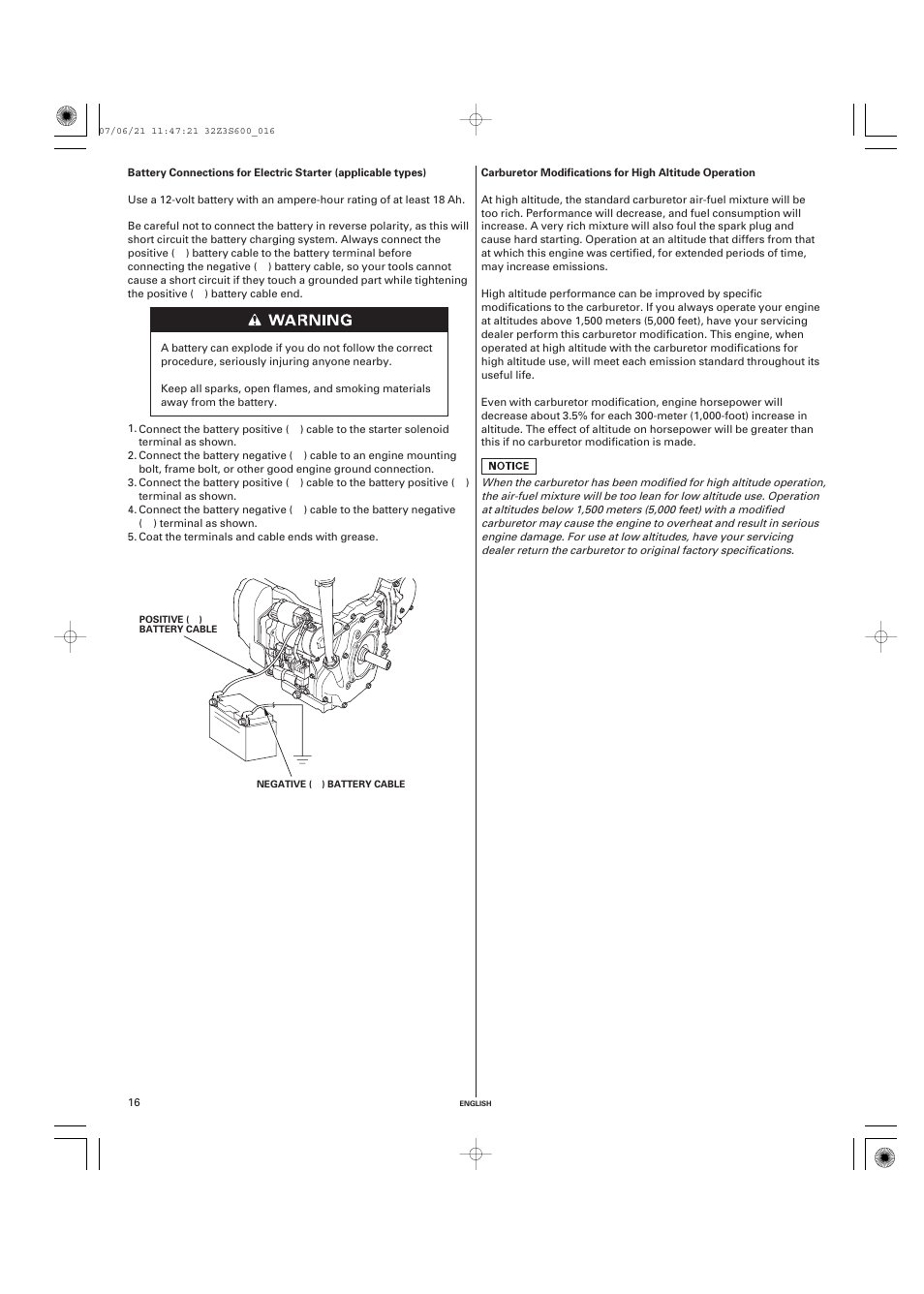 HONDA IGX440 User Manual | Page 16 / 72