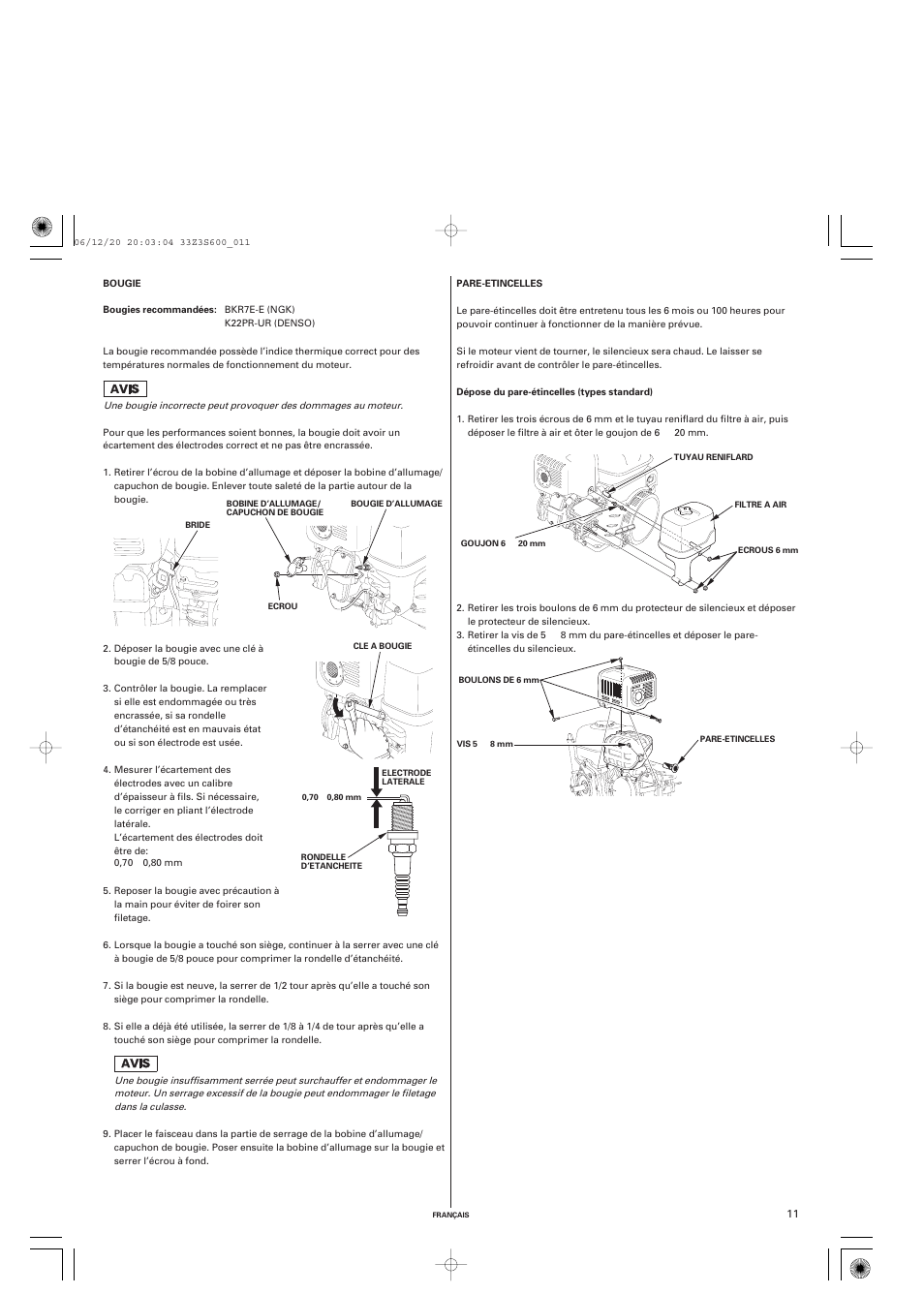 HONDA IGX440 User Manual | Page 35 / 72