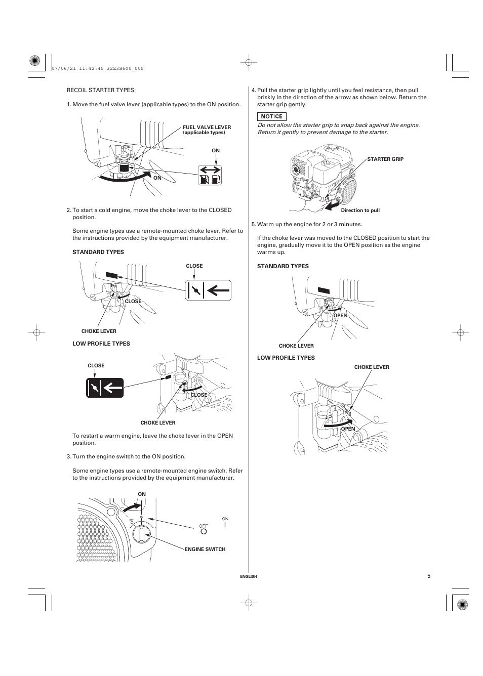 HONDA IGX440 User Manual | Page 5 / 72