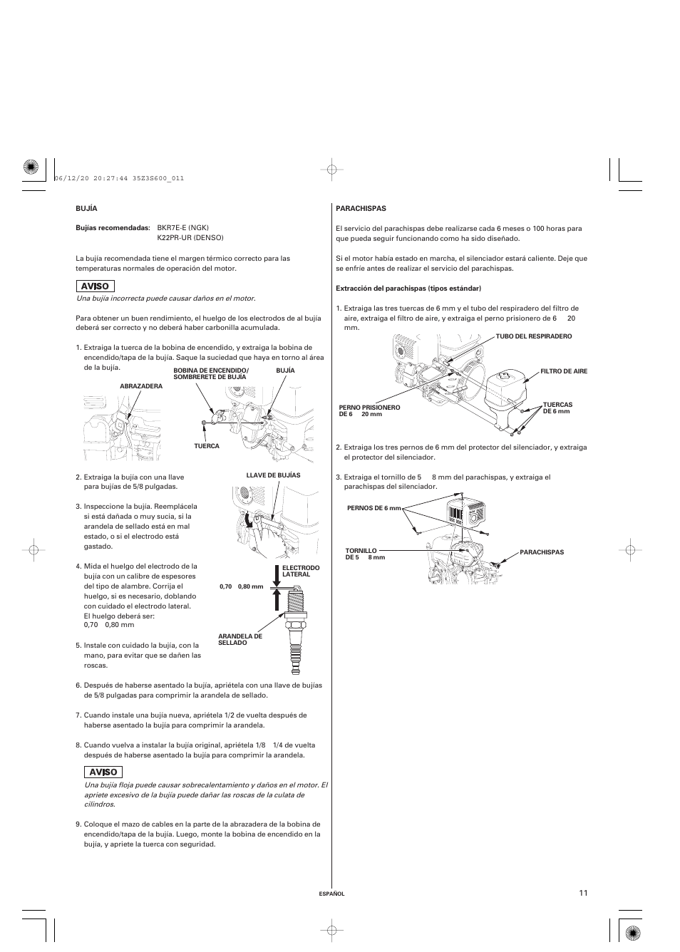 HONDA IGX440 User Manual | Page 59 / 72