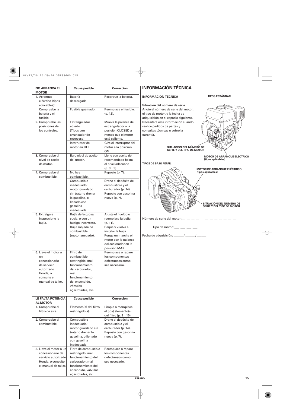 HONDA IGX440 User Manual | Page 63 / 72