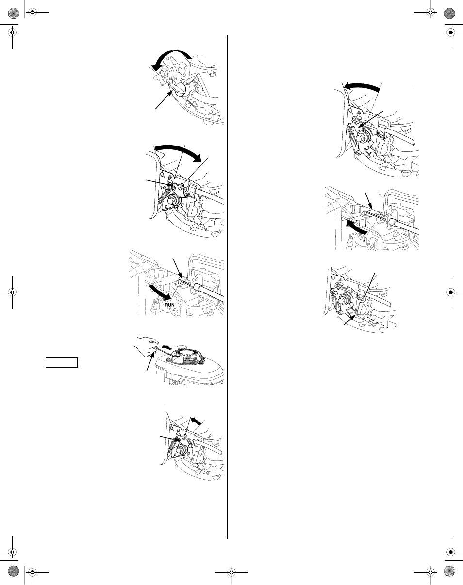 Type 1: flywheel brake/remote throttle | HONDA GCV160 User Manual | Page 4 / 56