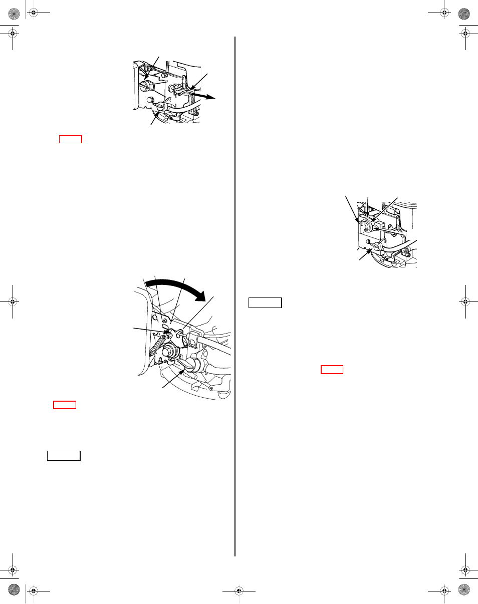 Type 5: manual choke/fixed throttle, Type 6: remote throttle/blade brake clutch | HONDA GCV160 User Manual | Page 6 / 56