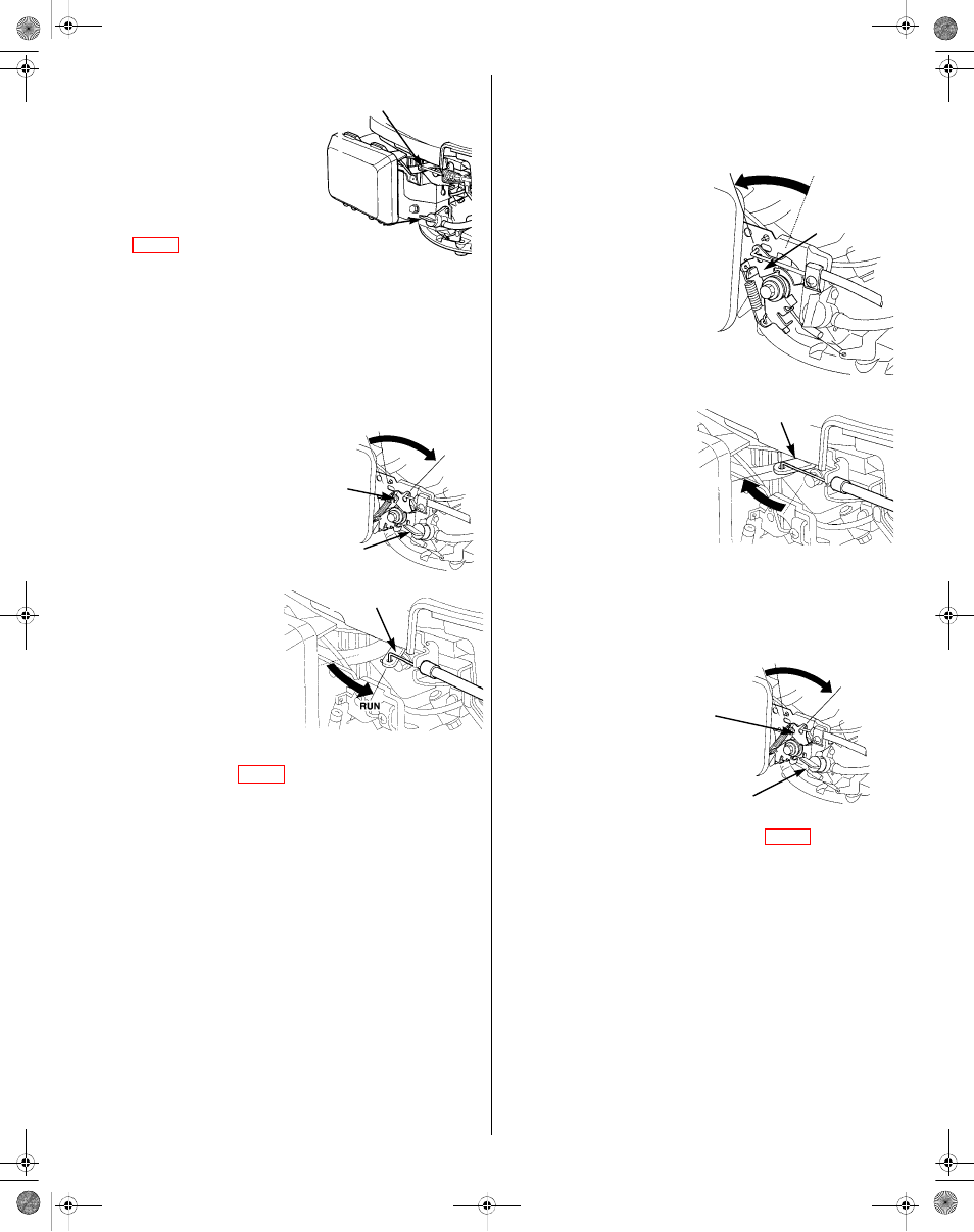 Type 8: automatic choke/fixed throttle | HONDA GCV160 User Manual | Page 7 / 56