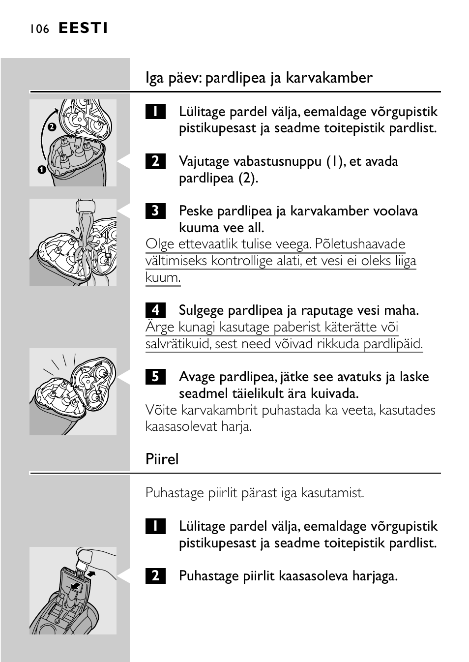 Philips HQ7830 User Manual | Page 104 / 164