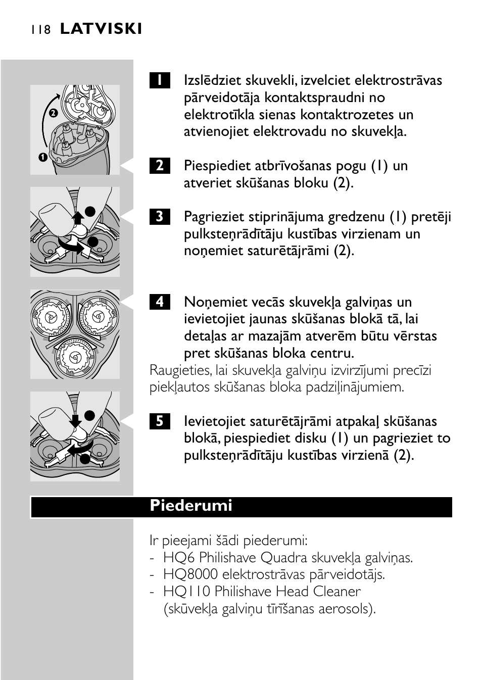 Philips HQ7830 User Manual | Page 116 / 164