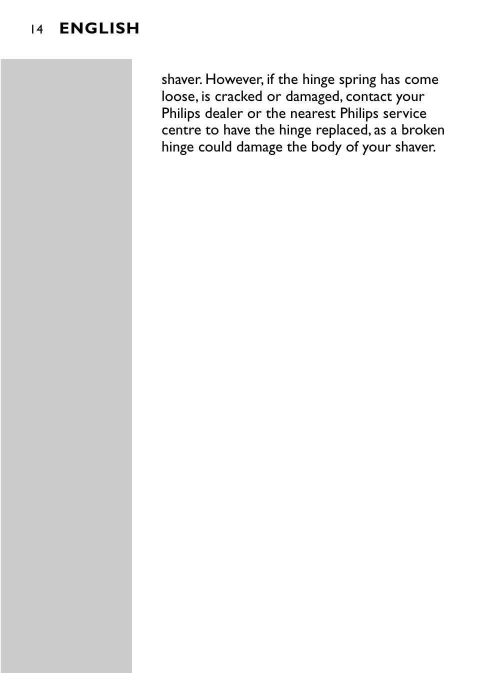 Philips HQ7830 User Manual | Page 12 / 164