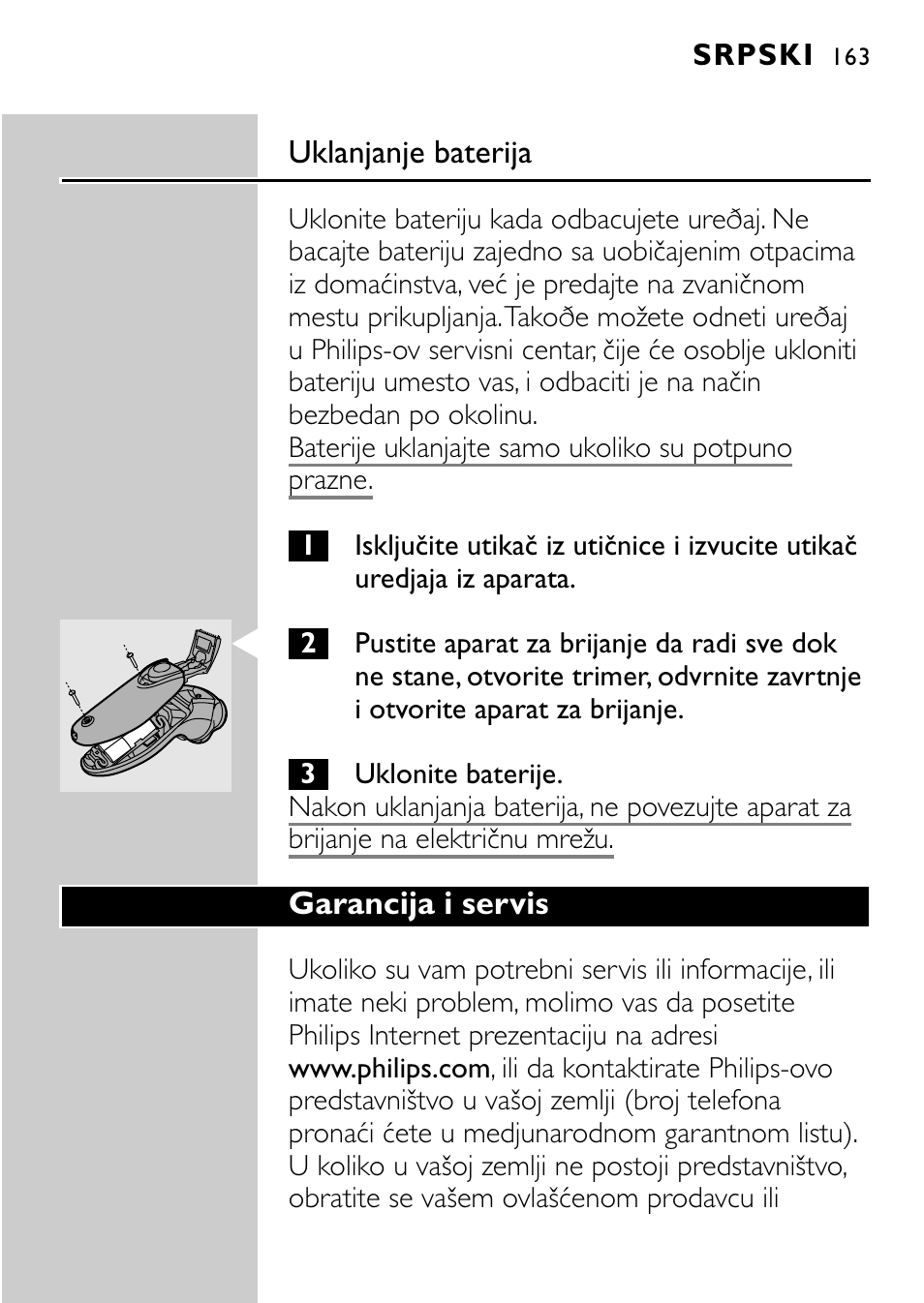 Philips HQ7830 User Manual | Page 161 / 164