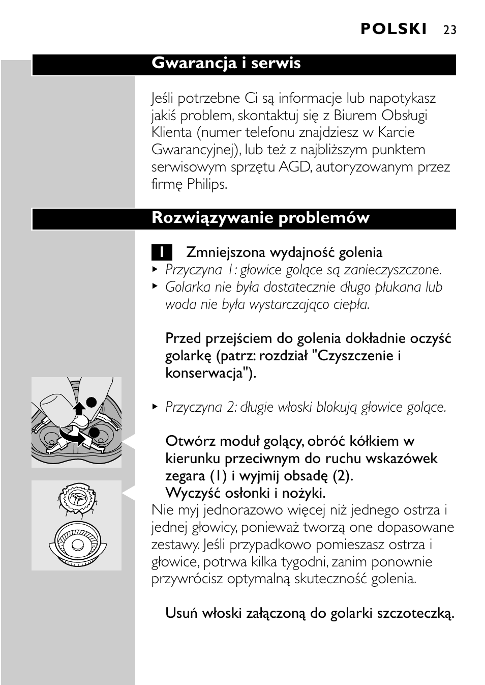 Philips HQ7830 User Manual | Page 21 / 164