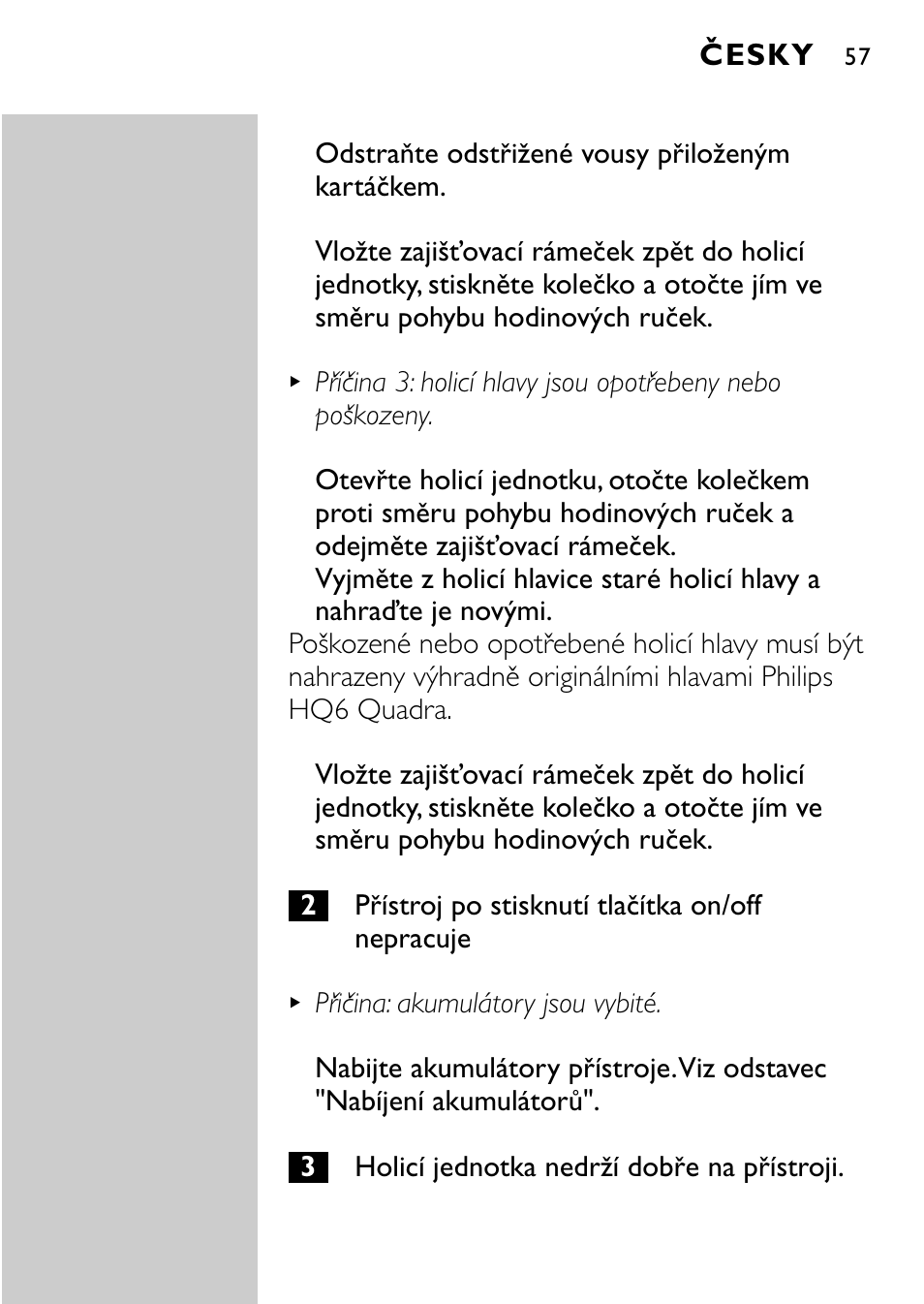 Philips HQ7830 User Manual | Page 55 / 164